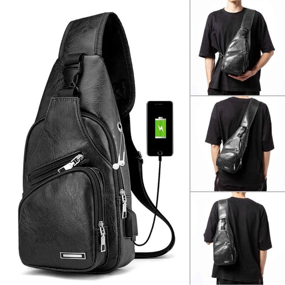 Bags | Fashion Sling Bag Cross Body Pack Shoulder Chest Fanny Bag Faux ...